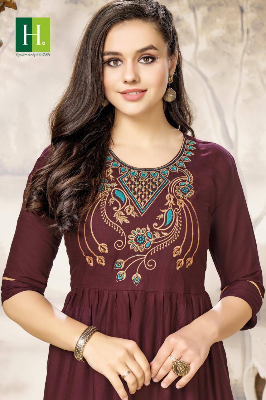 Samiksha By Hirwa Designer Kurti Catalog 